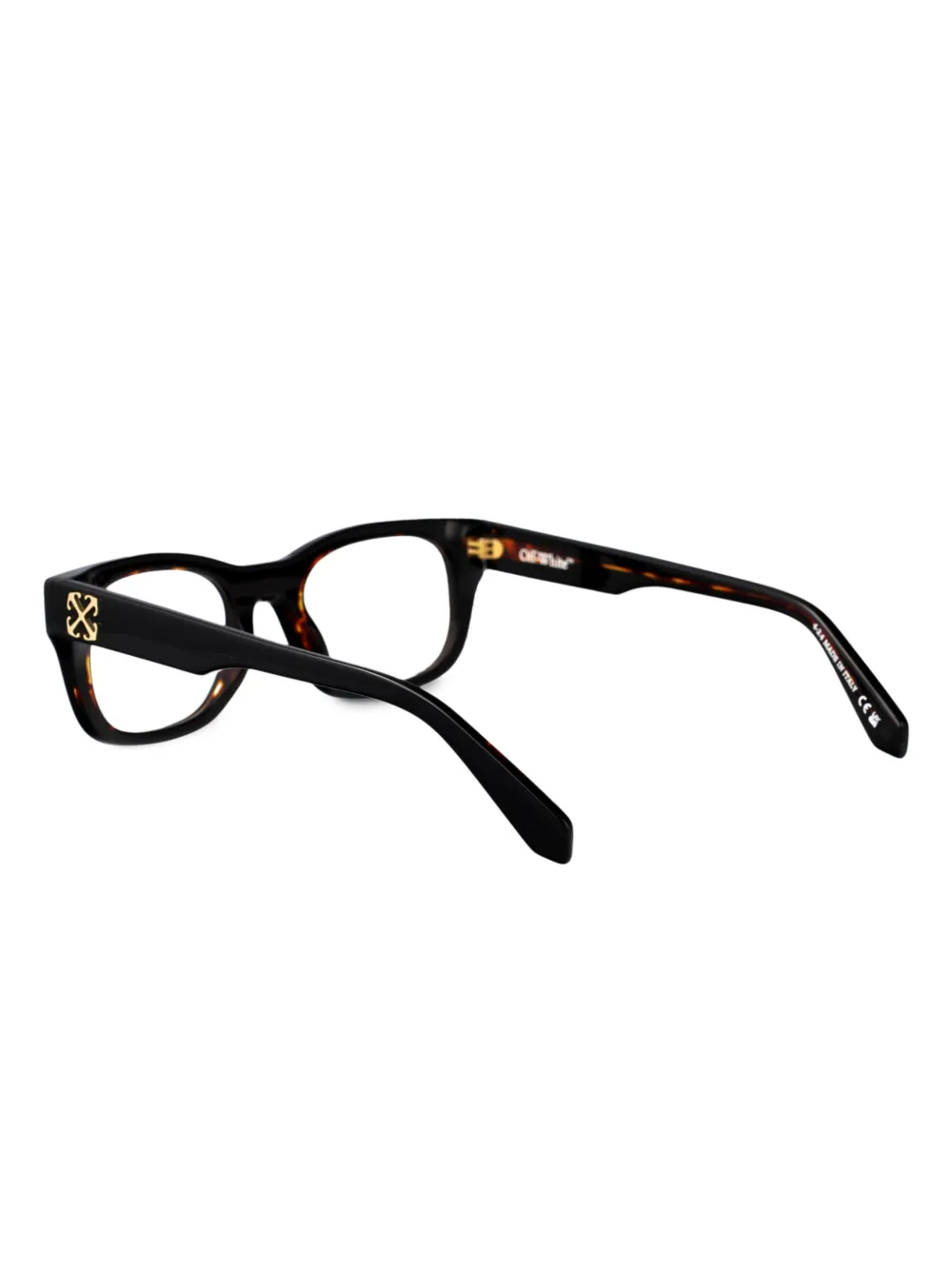 Off-White Eyewear Bril met rechthoekig montuur Zwart