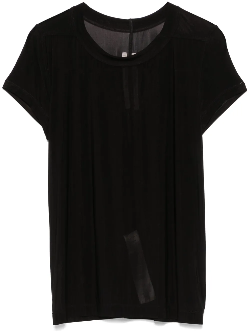 Rick Owens playera Cropped Level | negro | Image 1