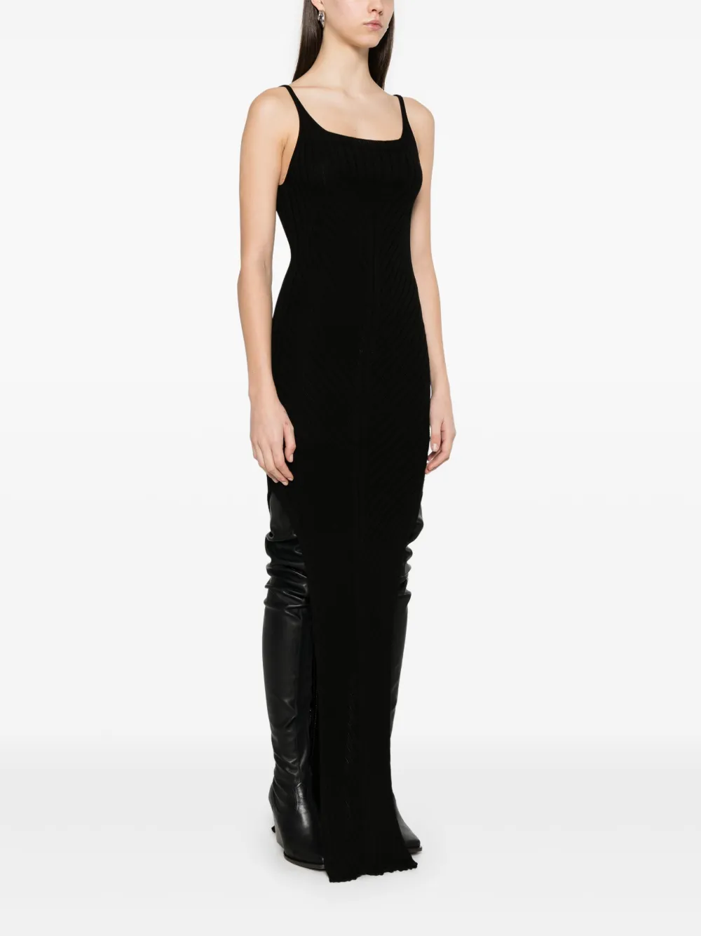 Rick Owens Tank maxi-jurk Zwart