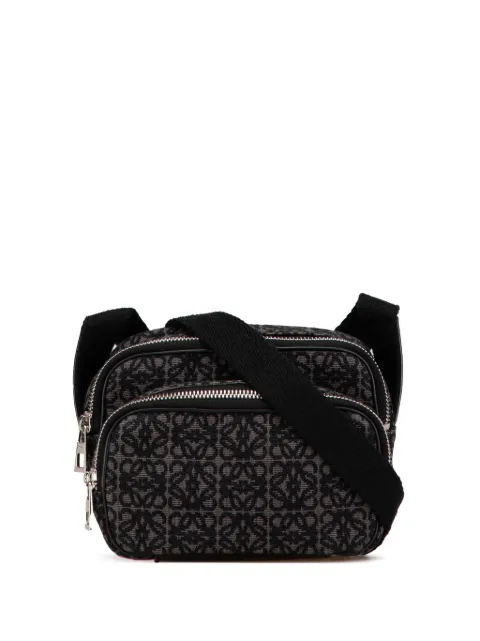 Loewe Pre-Owned bolsa crossbody Mini Anagram Canvas Camera Bag 2010-2023