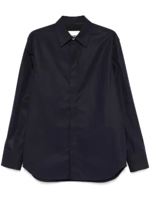 Giorgio Armani ジップアップ シャツ | ブラック | FARFETCH JP