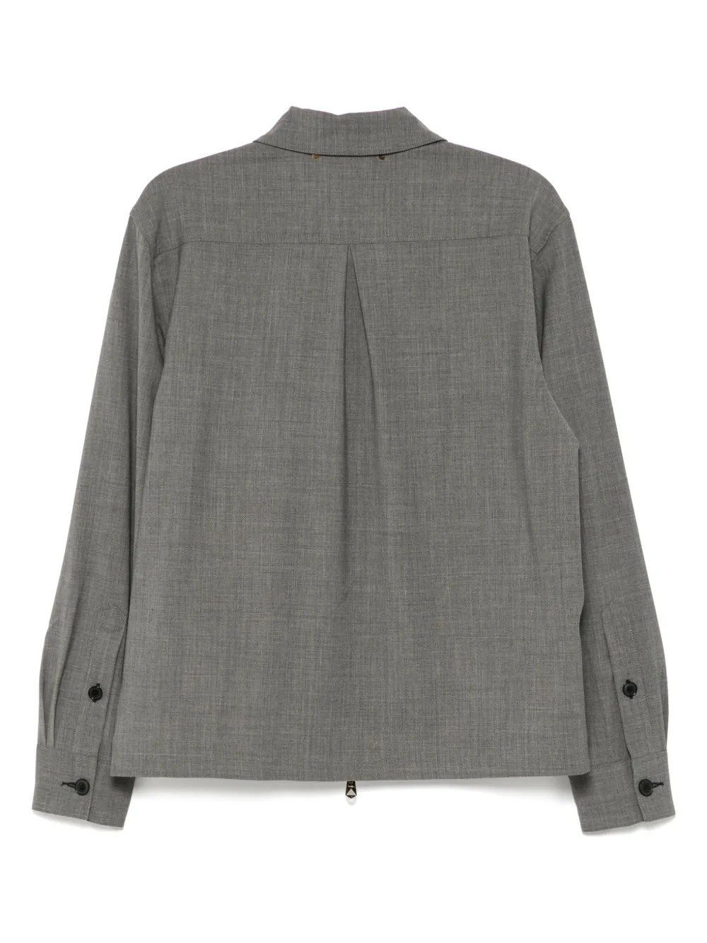 Paul Smith Shirtjack met rits - Grijs