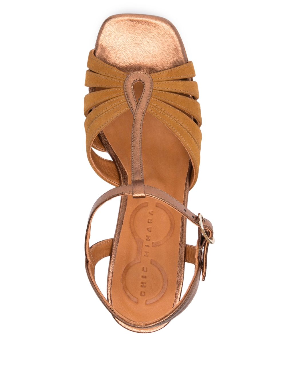 Chie Mihara 70mm Galta sandals Bruin