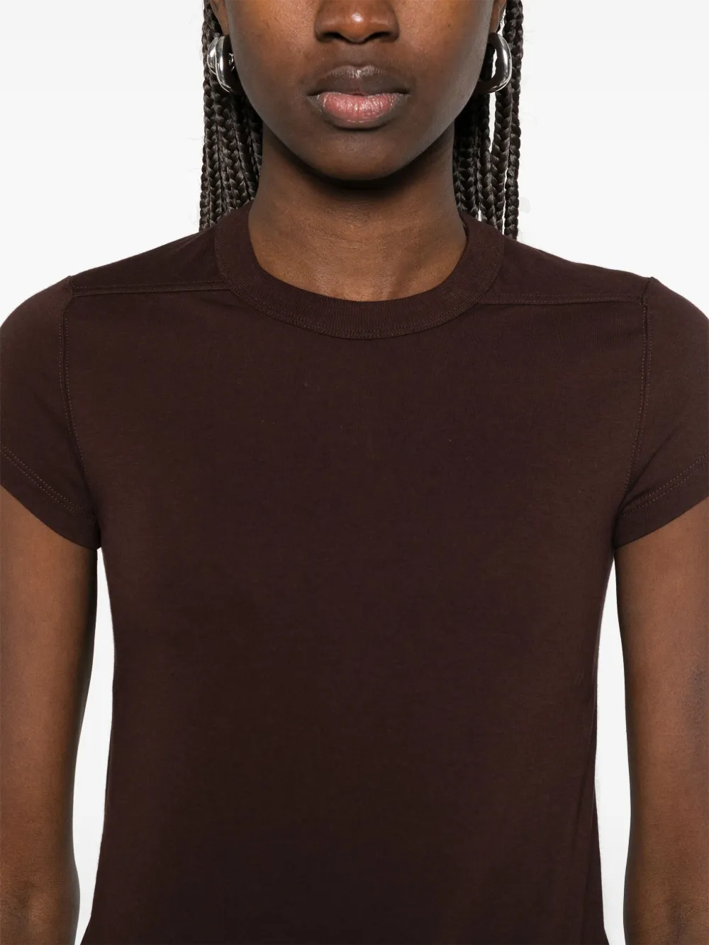 Rick Owens Level T-shirt Bruin