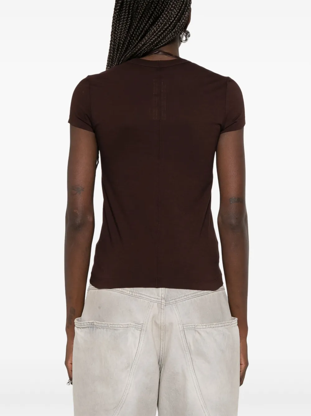 Rick Owens Level T-shirt Bruin