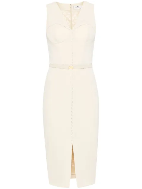 Elisabetta Franchi crepe midi dress