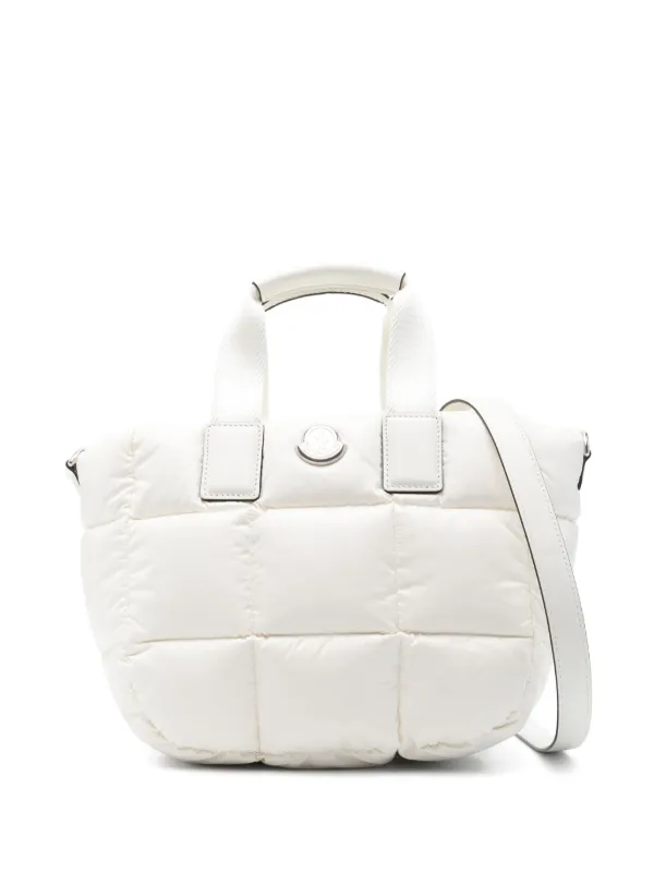 【美品】 MONCLER CARADOC ミニ ハンドバッグ ホワイト Moncler Caradoc ハンドバッグ ミニ | ホワイト | FARFETCH JP