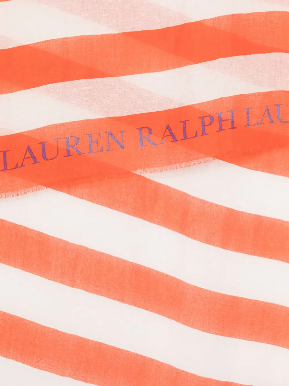 Lauren Ralph Lauren Gestreepte sjaal - Oranje