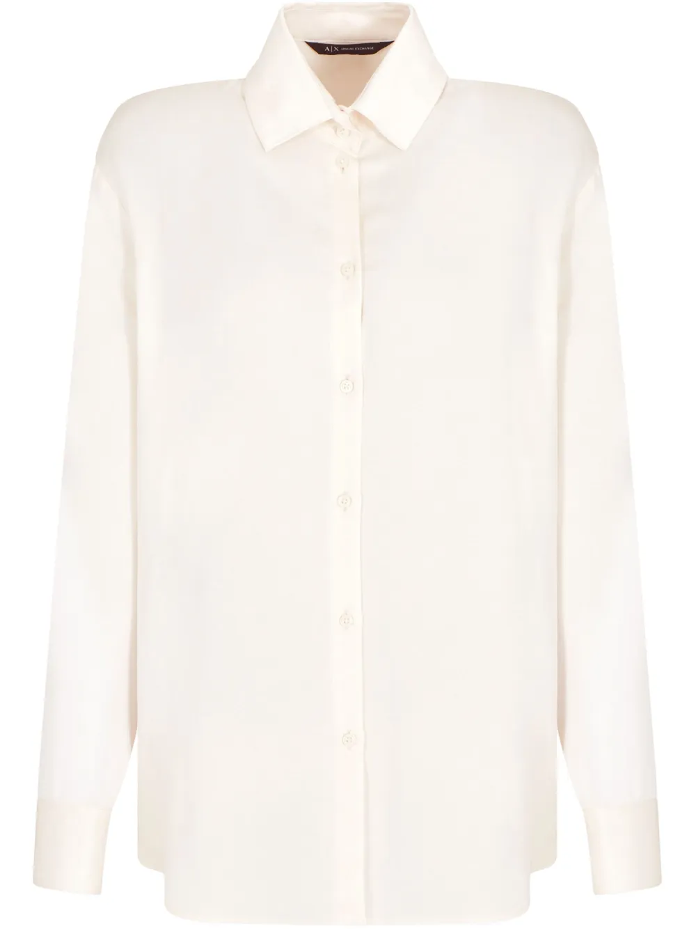 Armani Exchange スプレッドカラー シャツ - ホワイト Armani Exchange スプレッドカラー シャツ - ホワイト