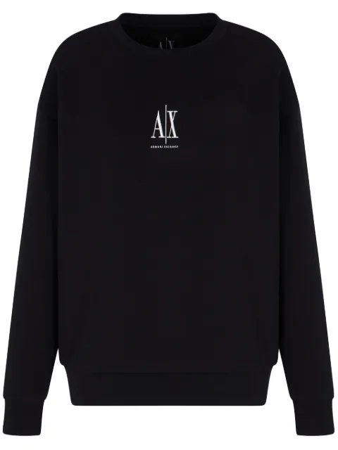 Armani Exchange logo-embroidered sweatshirt