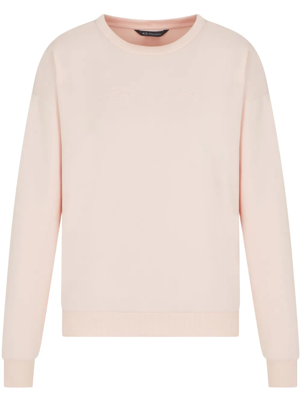logo-embroidered sweatshirt