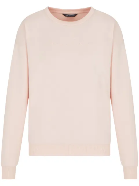 Armani Exchange logo-embroidered sweatshirt