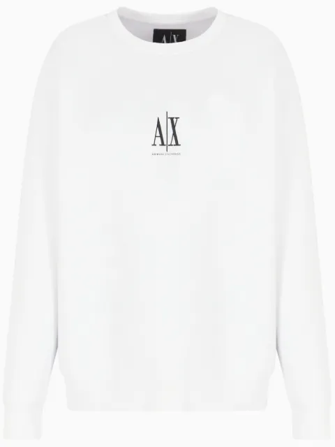 Armani Exchange logo-embroidered sweatshirt