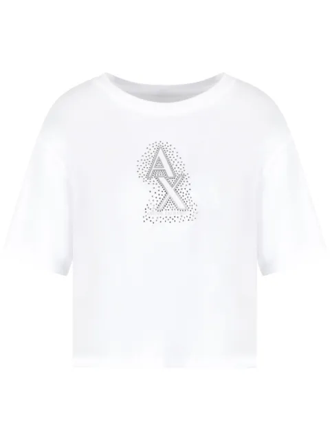 Armani Exchange logo-embroidered T-shirt