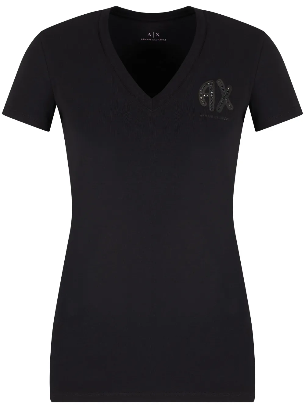 Armani Exchange T-shirt con logo - Nero