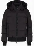 Armani Exchange zip-up bomber jacket - Black