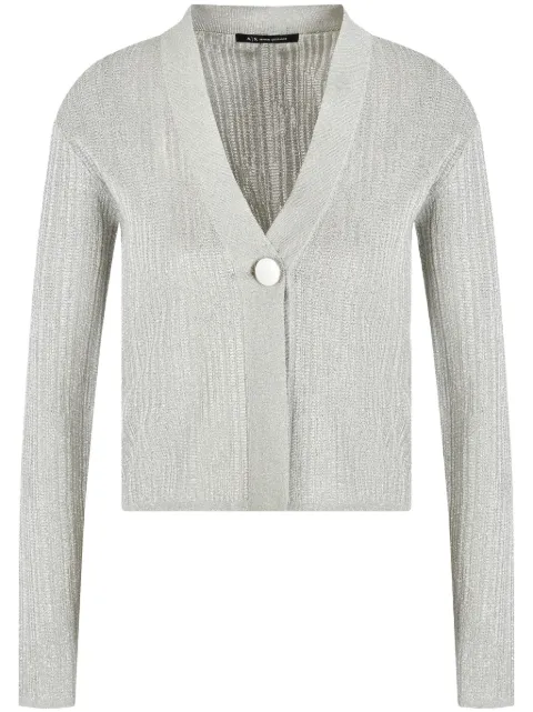 Armani Exchange cropped v-neck cardigan 