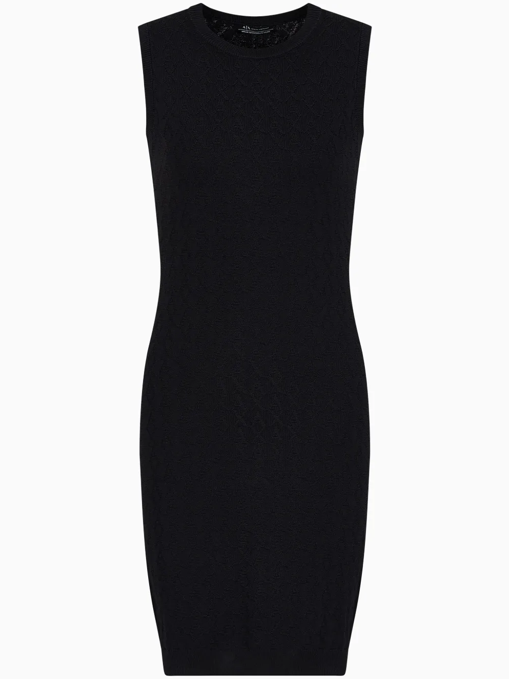 monogram-knit dress