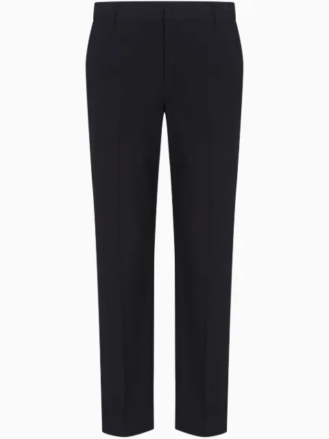 Armani Exchange straight-leg tailored trousers