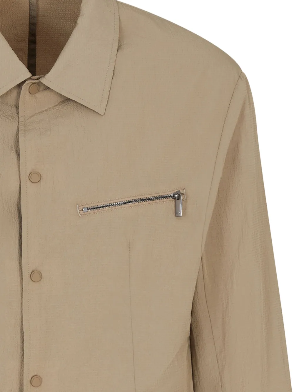 Armani Exchange Jack met enkele rij knopen Beige