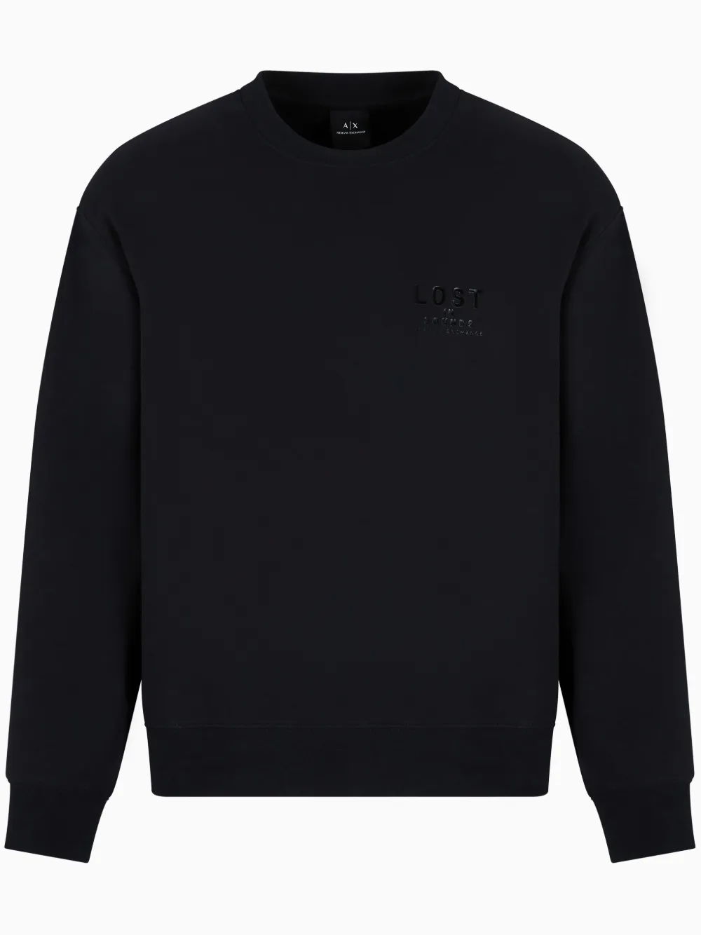 Armani Exchange ロゴ スウェットシャツ - ブラック Armani Exchange ロゴ スウェットシャツ - ブラック