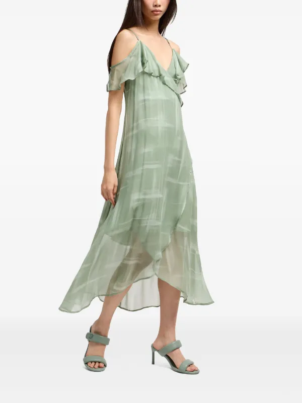 slim fit dress slacks Armani Silk Emerald Dress – Maysloun main image 0