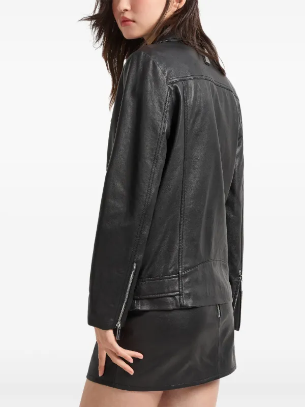 A|X アルマーニ エクスチェンジ ラムレザー ライダースジャケット￼￼ ARMANI EXCHANGE レザージャケット ライダース 「A|X アルマーニ