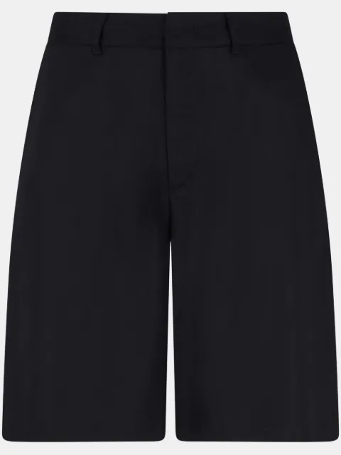 Armani Exchange logo-plaque shorts
