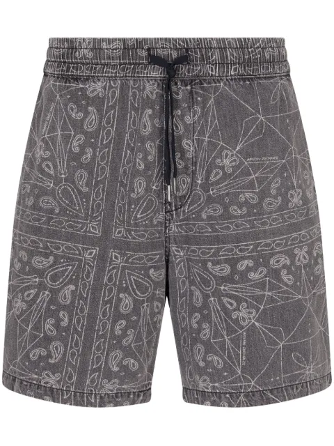 Armani Exchange bermudas con estampado gráfico