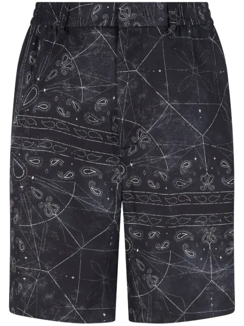 Armani Exchange paisley-print shorts