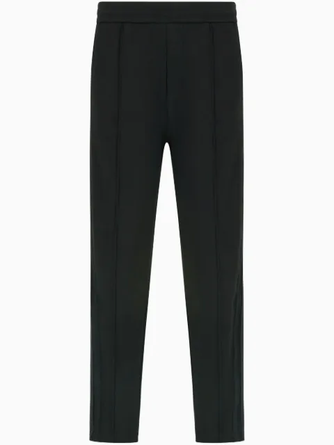 Armani Exchange pipe-stitch tapered trousers 