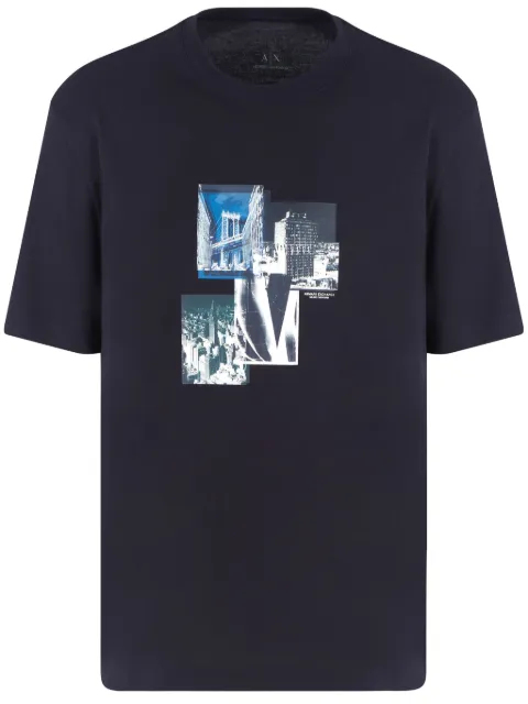 Armani Exchange graphic-print T-shirt