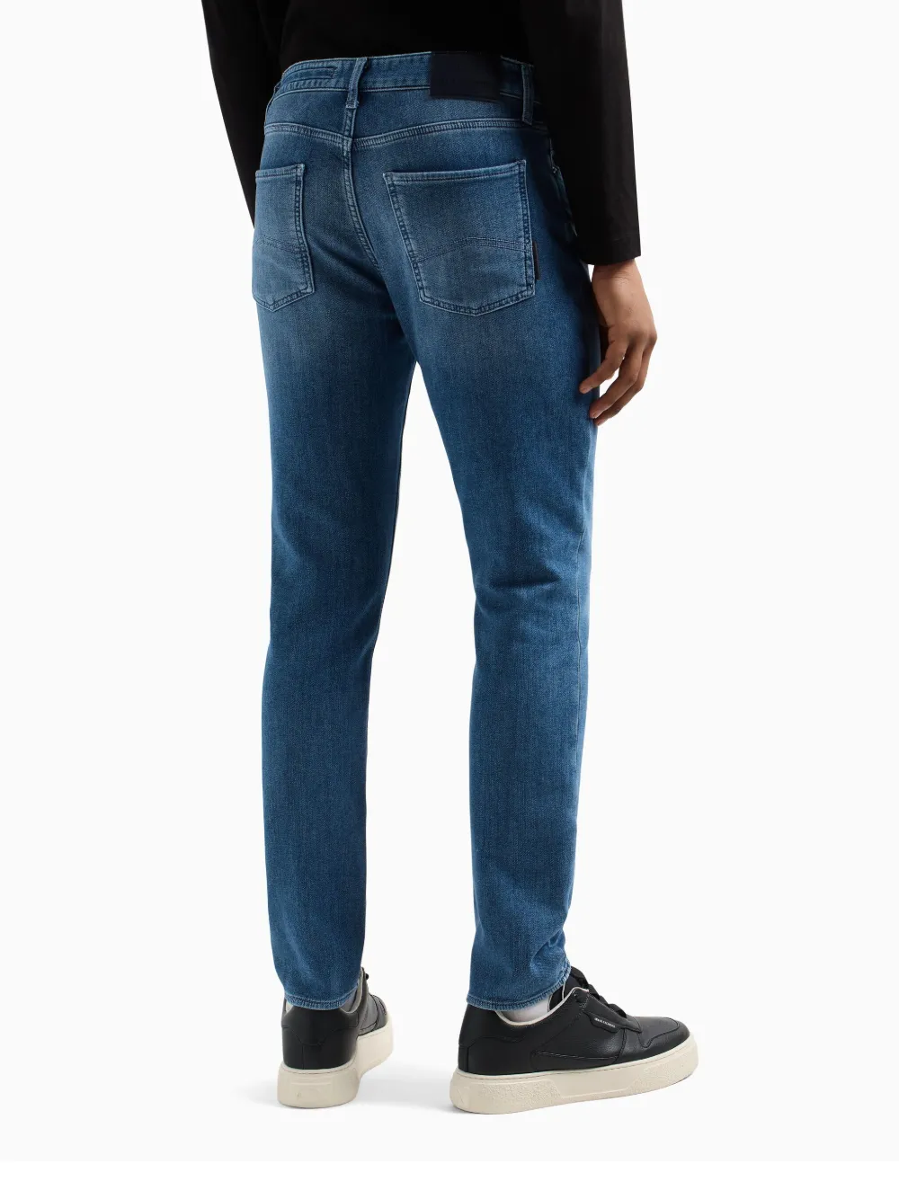 Armani Exchange Straight jeans Blauw
