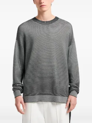 ARMANI EXCHANGE リブ編みニットセーター