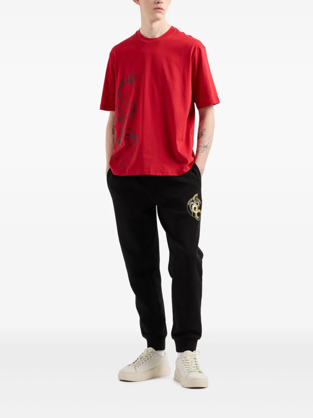 Armani Exchange Lunar New Year T-shirt - Rood