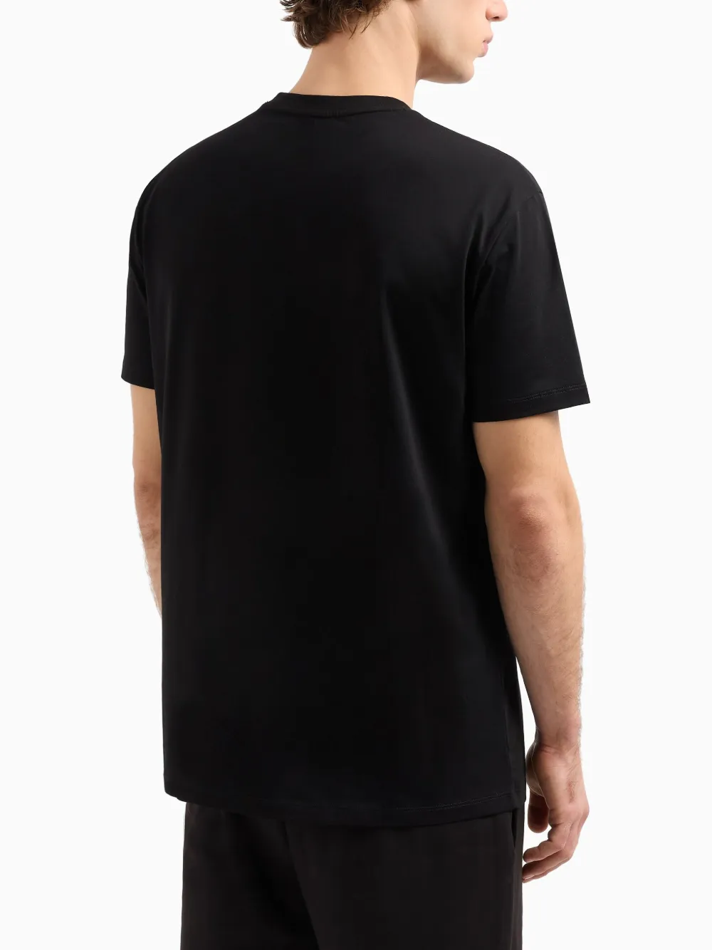 Armani Exchange T-shirt met logoprint Zwart