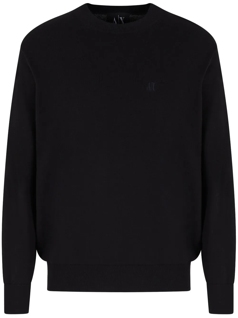 Armani Exchange ロゴ セーター - ブラック Armani Exchange ロゴ セーター - ブラック