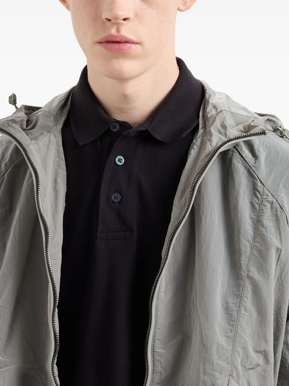 Armani Exchange Katoenen poloshirt Blauw