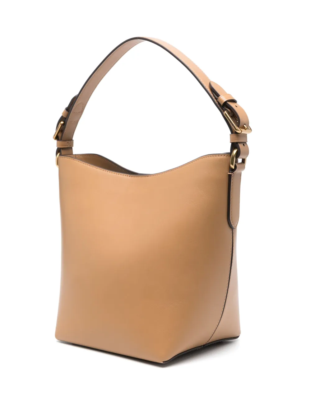 Lauren Ralph Lauren Witley medium bucket-tas Bruin
