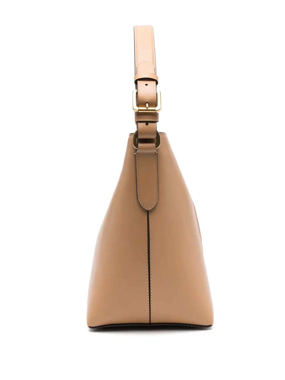 Lauren Ralph Lauren Witley medium bucket-tas Bruin