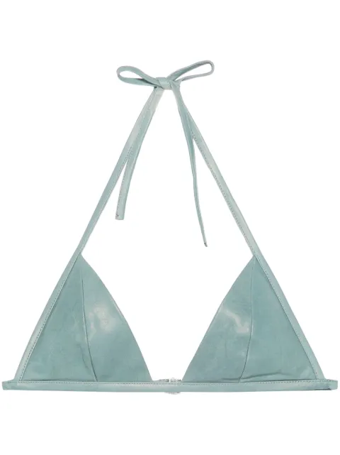 Rick Owens leather bra top