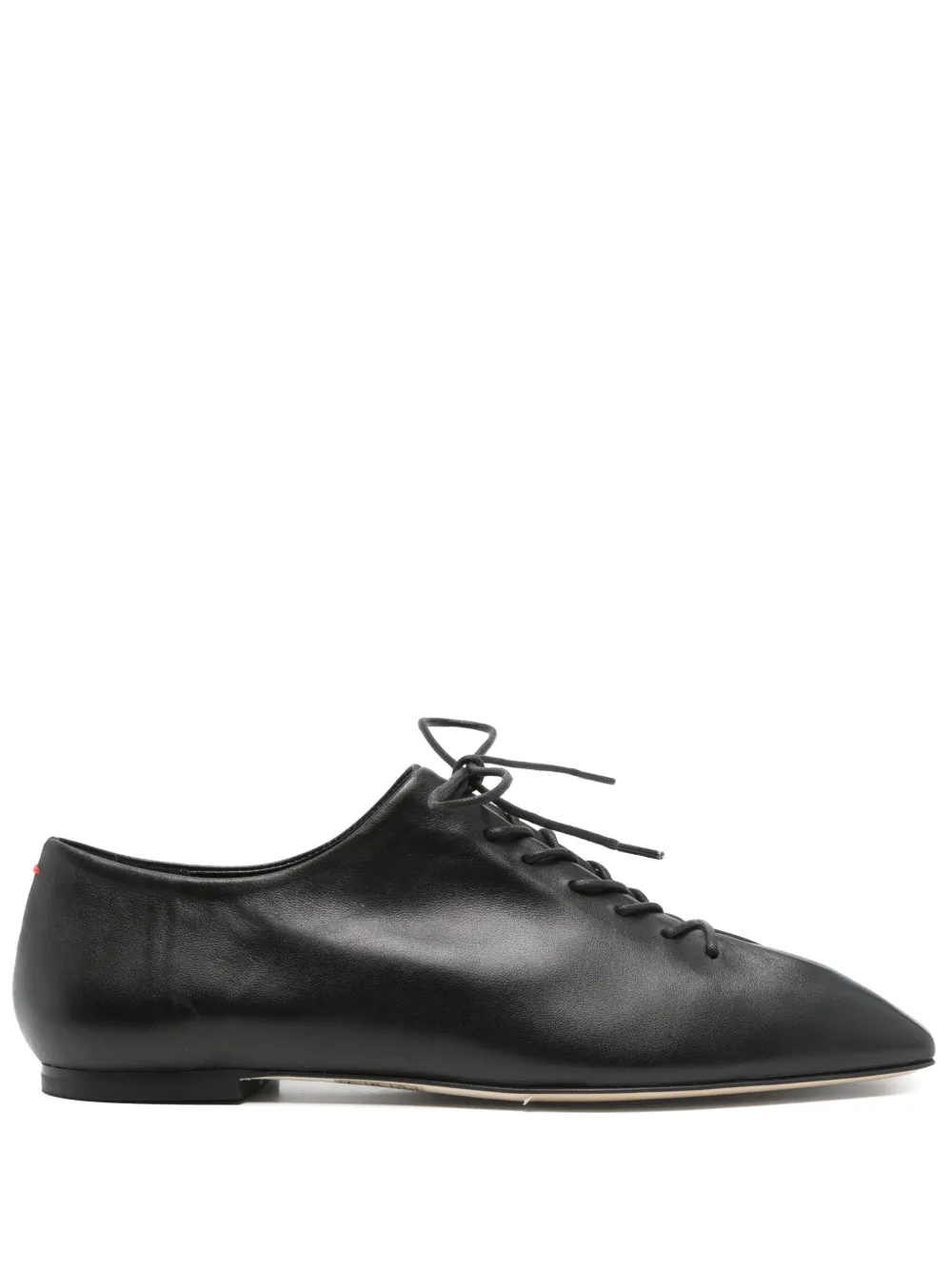 Aeyde leather oxford shoes Black