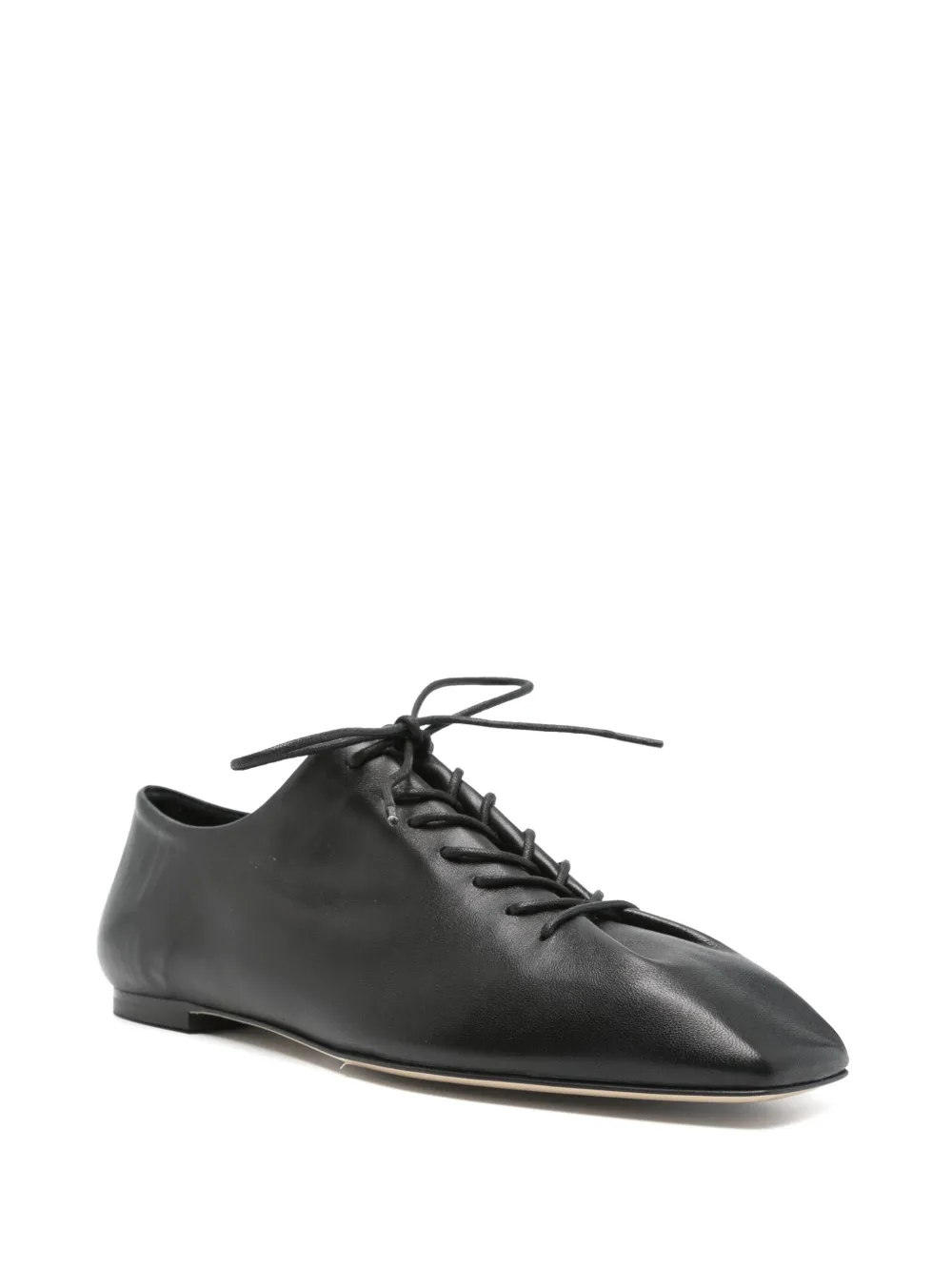 Aeyde leather oxford shoes - Zwart