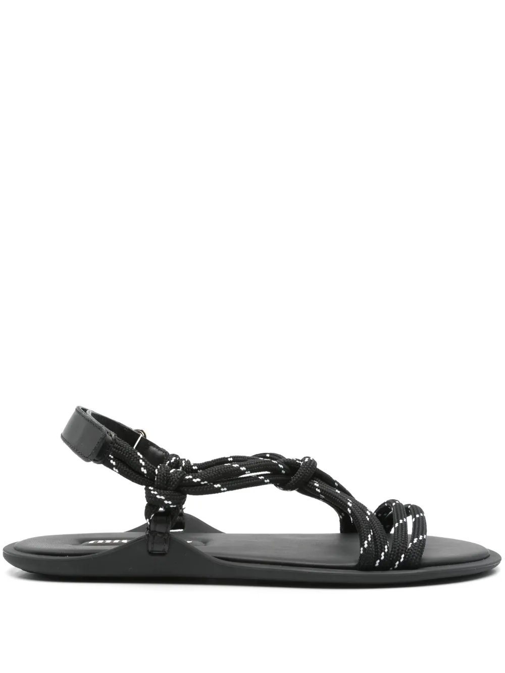 Miu Nastro sandalen Zwart