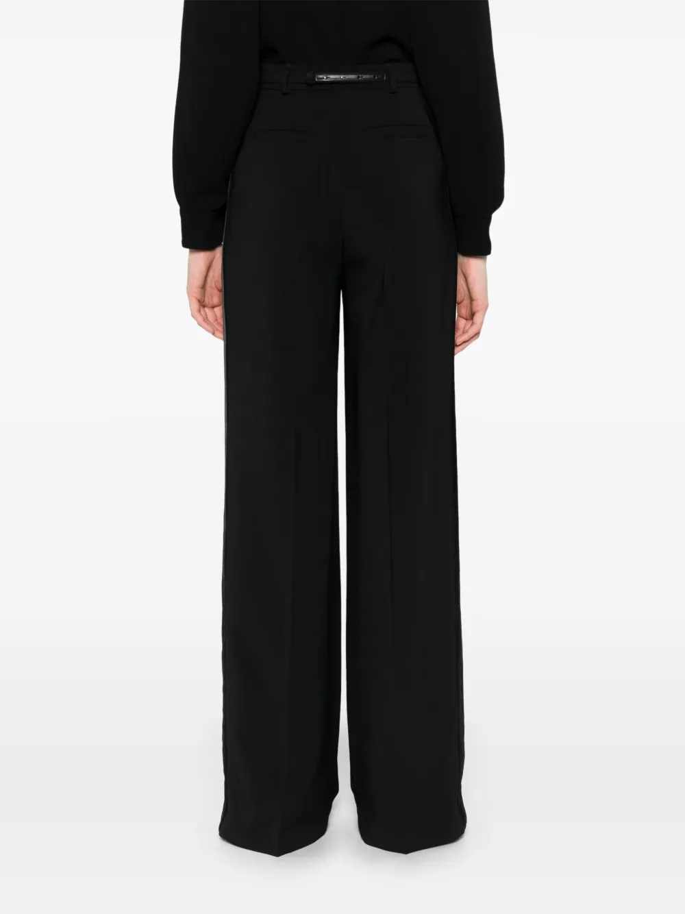 Elisabetta Franchi Broek met ceintuur Zwart