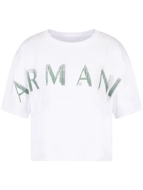Armani Exchange logo-print T-shirt