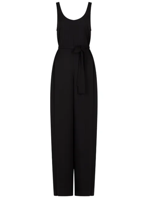 Armani Exchange jumpsuit con cinturón
