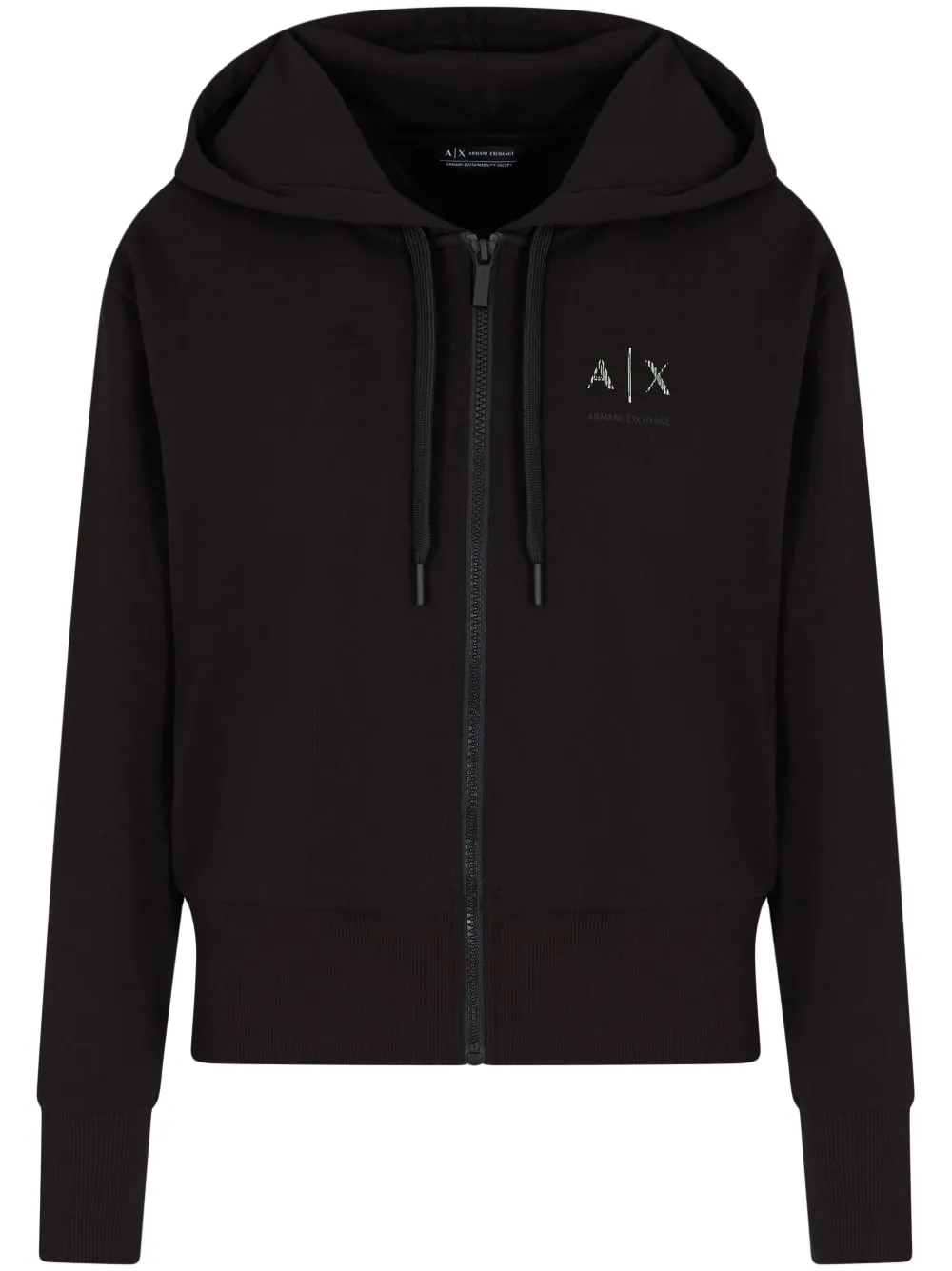 Armani Exchange ロゴ パーカー - ブラック Armani Exchange ロゴ パーカー - ブラック