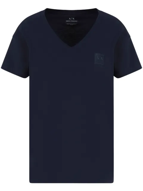 Armani Exchange logo-appliqué T-shirt
