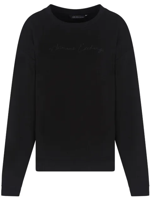 Armani Exchange logo-embroidered T-shirt